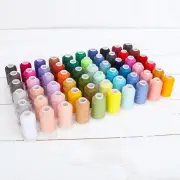 Threadart Polyester All-Purpose Sewing Thread Set - 600m Cones - 60 Color Set