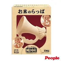 在飛比找蝦皮商城優惠-日本People-米的喇叭咬舔玩具-日本製 固齒器 新生兒送