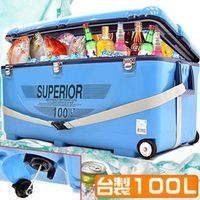 【台灣製造】100L冰桶P062-100 100公升冰桶行動冰箱攜帶式冰桶釣魚冰桶保冰桶冰筒保冷桶保冰箱保冷箱冷藏箱保溫桶保溫箱保冰袋保鮮袋