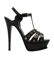 Saint Laurent Tribute Platform Sandals 39.5,39,40,41 black