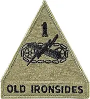 [MEDALS OF AMERICA EST. 1976] 1st Armored Division OCP Hook Loop Military Patch