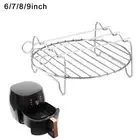 Air Fryer Rack Grill Household Oven Accessories Silver Stainless Steel