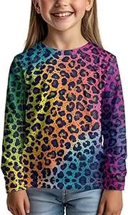 [Uourmeti] Teens Girls Long Sleeve T Shirts Fall Outfits Boys Active Sportswear Running Tops
