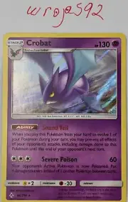 POKEMON TCG Unbroken Bonds Crobat 66/214 HOLO Near Mint Pack Fresh