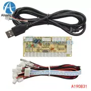 1-2 Set No Delay LED Arcade MAME Encoder USB To PC 5Pin Joystick PCB Board