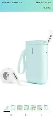 Jaden Label Maker Machine, Portable Bluetooth Mini Label Printer, Smart Phone