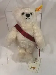 Steiff 13" Beautiful Golden Blonde Mohair Teddy Bear