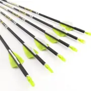 Archery Carbon Arrows Shaft for Compound Recurve Bow Longbow Hunting Targets