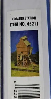 Bachmann Plasticville Coaling Station HO Scale 45211 New Sealed Model Kit