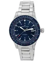 Hamilton Khaki Aviation Converter Swiss Made Blue Dial H76645140 100M Mens Watch