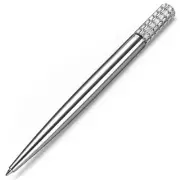 NEW Swarovski Lucent Ballpoint Pen White Chrome Plated