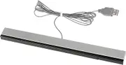 Wired Wii Sensor Bar, Replacement Infrared Ray Motion Sensor Bar for Nintendo Wii/Wii U USB-Port