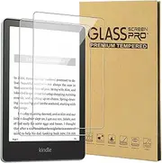 CONAPIKA Screen Protector for Kindle (2022 & 2024 releases) 6 Inch, 2 Pack 9H Hardness HD Clear [Anti-Fingerprint] Protective Film [High Sensitive Touch] Anti-Scratch Bubble Free Tempered Glass Film