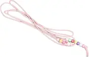 Lizard Leash, Portable Luminous Reptile Leash Rope Nylon Comfortable Adjustable for Turtle (Pink)