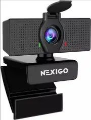 NEW NexiGo N60 1080P Webcam with Microphone Adjustable FOV Zoom Software Control