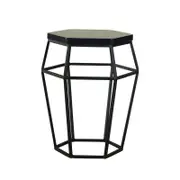 Modern Furniture FORD 46x46cm Side Table/Stool - Black