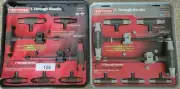 Craftsman USA NOS T-Through Handle Hex Key Sets Metric SAE 46383 46384