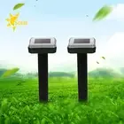 H Solar Powered Mouse Snake Repeller Rechargeable Waterproof With Mounting Brac