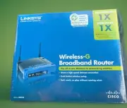 Linksys Wireless-G Broadband Router 2.4 GHz WRT54G CISCO New In Box. Ships Free
