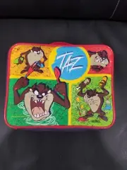NEW LOONEY TUNES TASMANIAN DEVIL TAZ LUNCHBOX THERMOS PRINGLES SOFT SIDES 1999