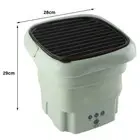 8L Mini Folding Washing Machine Washing And Dryer Combo For Apartments Part~