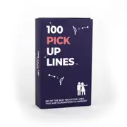 100pc Gift Republic Flirty Pick Up Lines Card Deck Romantic/Cheeky Phrases Set