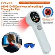 1760mW Infrared Light Therapy Pain Relief Laser Device LLLT Red NIR Treatment