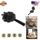 Charming Heart Waffler: 5 Deep Pocket Mini Waffle Maker for Family Gatherings