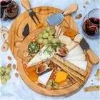 Bridge Cutters Charcuterie circular 8.5 inch Made in USA cheeseboard party fruit