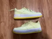 Nike Air Force 1 Low LV8 GS AV8183-800 Size Youth 6 Womens Size 4.5 Citron