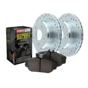 Stoptech 928.34510 Select Sport Axle Pack Drilled & Slotted Rear Disc Brake Kit