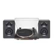 Audio-Technica AT LP70X BZ Automatic Belt Drive Turntable Black Bronze Bundle