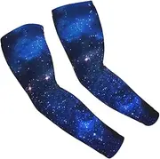 [FSCEV] Galaxy Night Sun Protection Arm Sleeves Outdoor Essentials Cooling Compression Golf Hiking Cycling