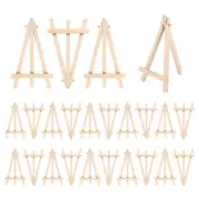 24 Pack Wood Display Easel Wood Easels Set For Paintings Craft Small7989
