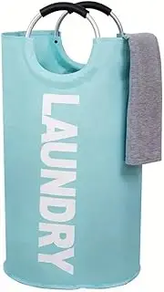 115L Large Laundry Basket, Portable Folding Oxford Cloth Laundry Basket with Handles, Foldable Clothes Bag, Folding Washing Bin, Laundry Bins for Bedrooms，Sturdy and Durable