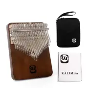 Kalimba Thumb Piano 42 Keys, Flat-board Finger Piano Walnut Wood Marimba Musi...