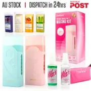 Easy Roll on Waxing Kit Roller Wax Strips Warmer Heater Depilatory Hair Removal