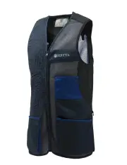 Beretta Uniform Pro Olympic Shooting Vest - Unisex Blue Total Eclipse & Blue Royal #gt761-t1553-05az