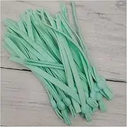 Small Elastic Rope 10/100pcs Adjustable Mask Sewing Elastic Band Cord with Buckle Stretchy Mask Earloop Lanyard Earmuff Rope DIY Making Supplies Elastic Rope for Fitness (Color : Light Green, Size :