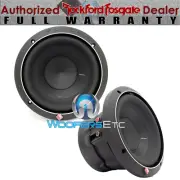 2 ROCKFORD FOSGATE P2D2-8 SUBS 8" 500W DUAL 2-OHM PUNCH SUBWOOFERS BASS SPEAKERS