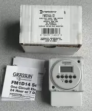 NEW Intermatic FM1D14A-12 Electronic Timer Module, 24-Hr/7-Day, Surface/DIN Rail