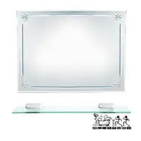在飛比找蝦皮購物優惠-『浴淋軍』浴室防霧鏡 寬80*高60 橫掛式 化妝鏡 浴室鏡