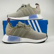 Adidas NMD_R1 W Women's Shoes Athletic Sneakers Grey White Violet GY8538 New