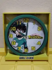 MY HERO ACADEMIA WALL CLOCK IZUKU MIDORIYA WALL CLOCK ANALOG NEW