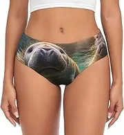 [OAROK] Crazy Save Manatee Women'S Triangular Underwear Is Comfortable And Multifunctional Underwear For Daily Wear