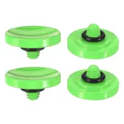 Soft Shutter Release Button Copper Camera Shutter Button Concave, Green 4pcs