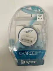 Psyclone Wii Dual Charge Station w/ Remote Control Batteries Motion Plus New