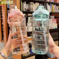 在飛比找樂天市場購物網優惠-水壺 2000ml 大容量水壺 大水壺 可愛水壺 透明水壺 