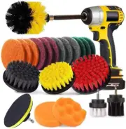 22 Piece Drill Brush Attachment Set with Extend Long Attachment, YanYoung Power