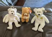 Ty Beanie Babies-Hope & Halo, Holy Father, With Tags